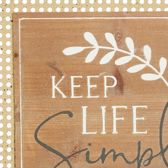Set Of 2 Brown Wood Farmhouse Wall Decor, , alternate image number null