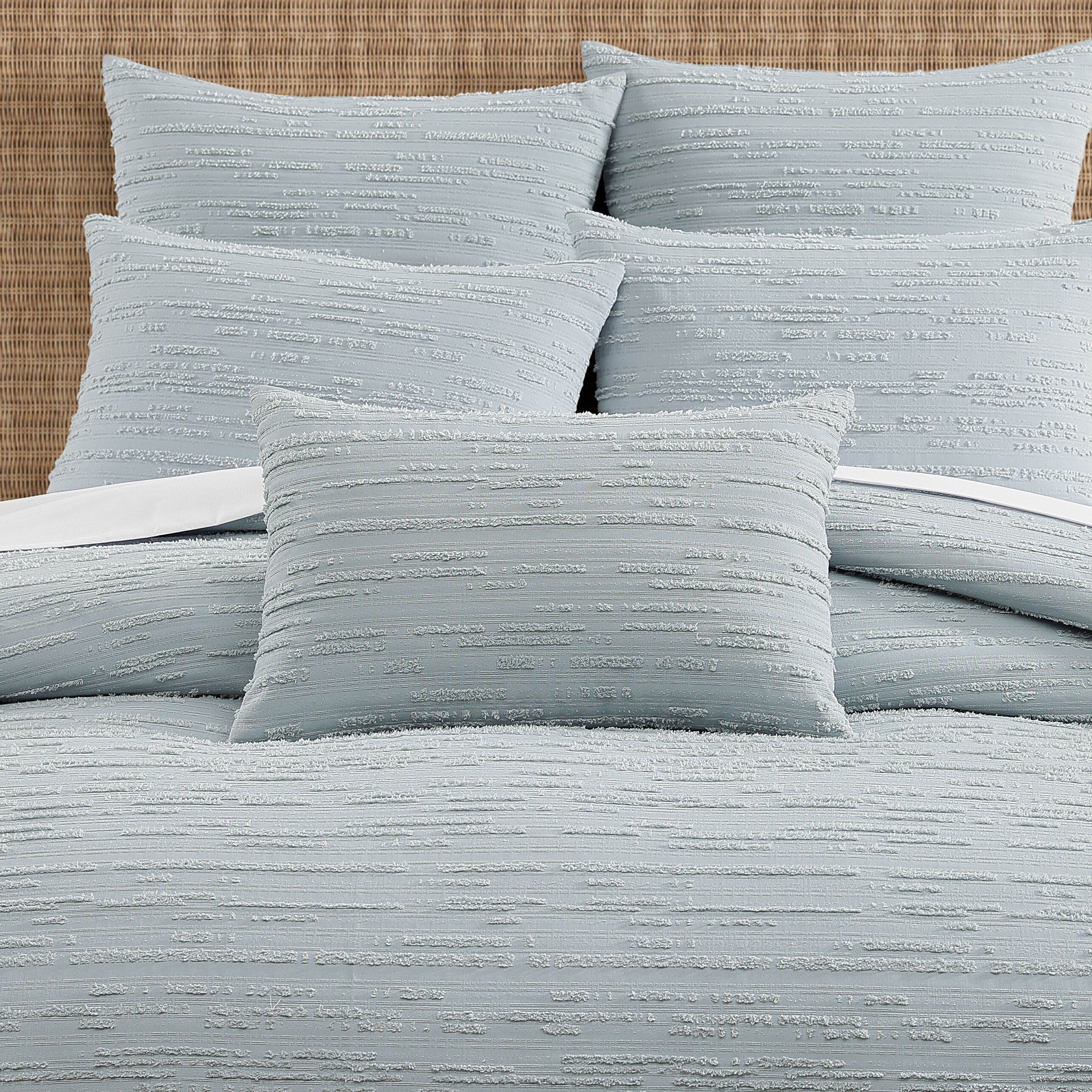 OSLO AQUA BOUDOIR DECORATIVE THROW PILLOW