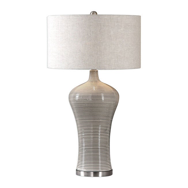 Dubrava Light Gray Table Lamp, LIGHT GRAY, hi-res image number 0