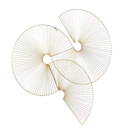 Cosmoliving By Cosmopolitan Gold Metal Wall Decor, , alternate image number null