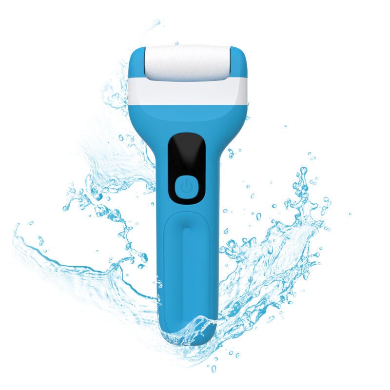 Prospera Electric Foot Smoother with 3 roller heads, BLUE, hi-res image number 0