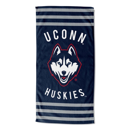 UConn Stripes Beach Towel, MULTI, hi-res image number null