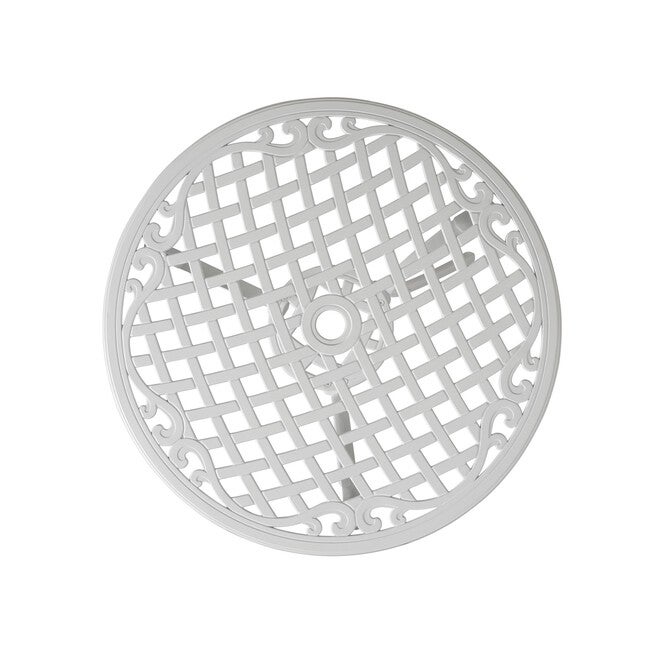 Palisade Aluminum 3-piece Bistro Set in White, , alternate image number 4