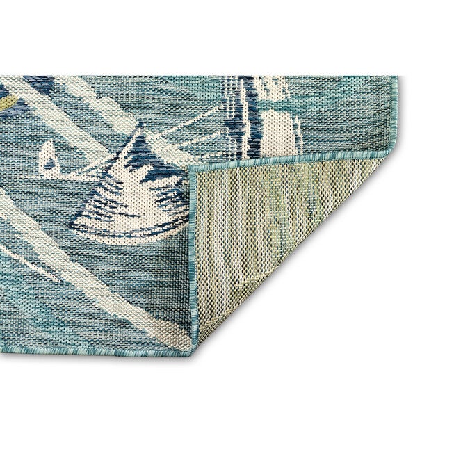 Liora Manne Portofino Whale Tale Indoor/Outdoor Rug, , alternate image number null