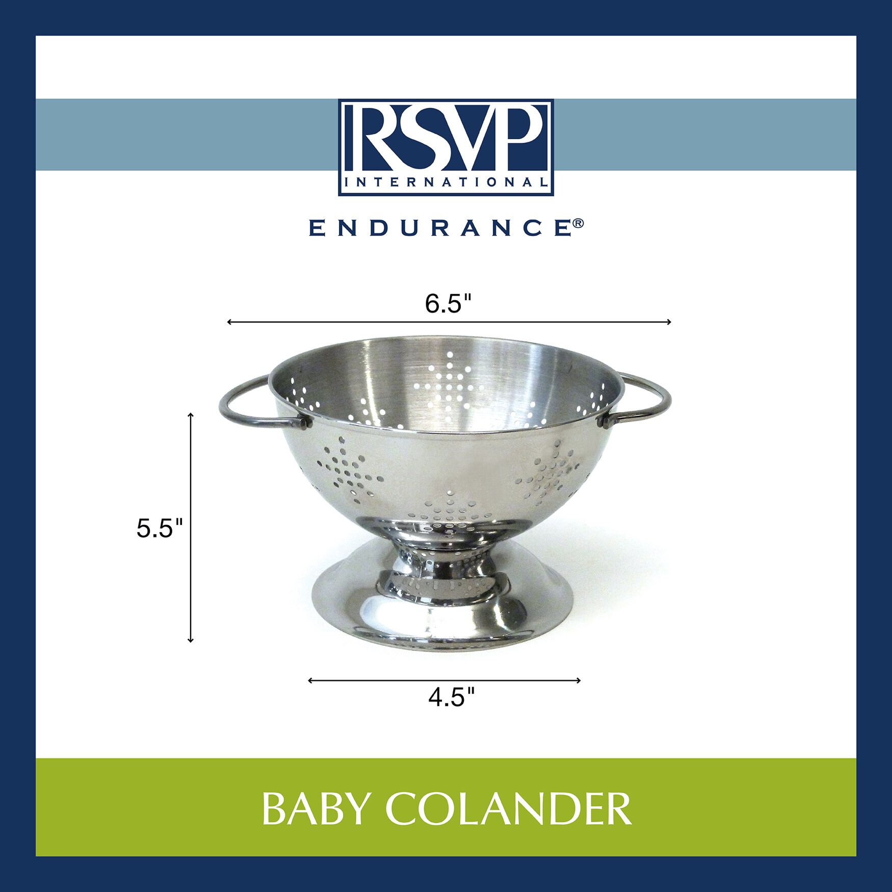 Baby Stainless Steel Colander, , alternate image number 5