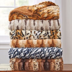 Faux Fur Animal Print Collection, 