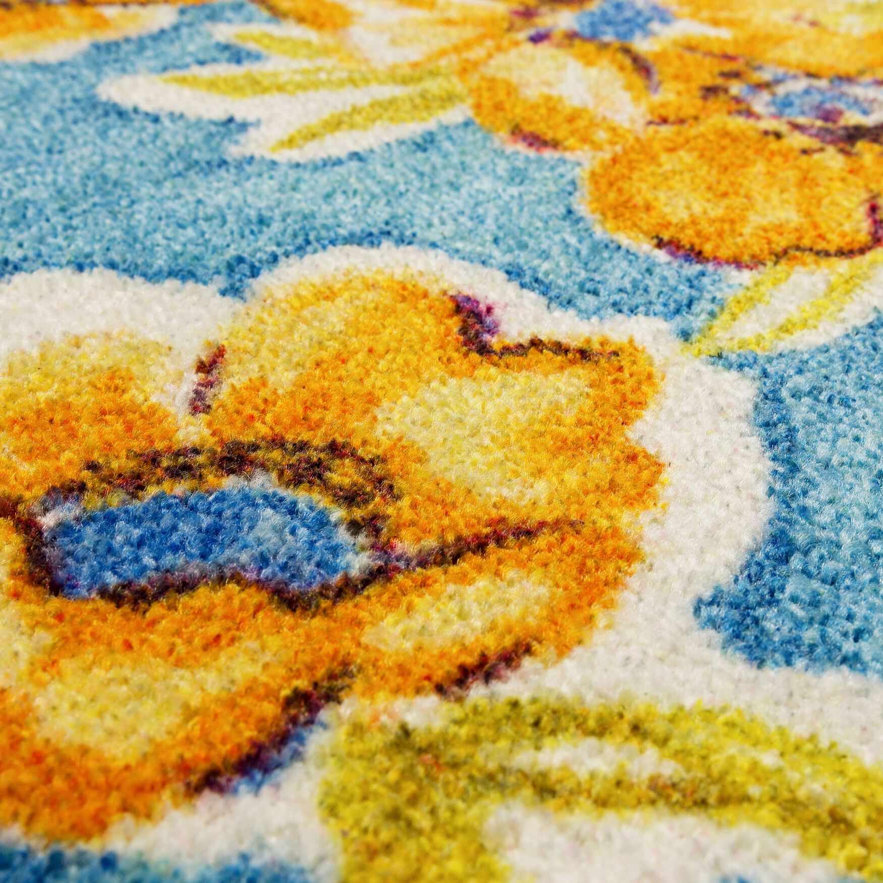 Orange Blossom Kitchen Rug, , alternate image number 3