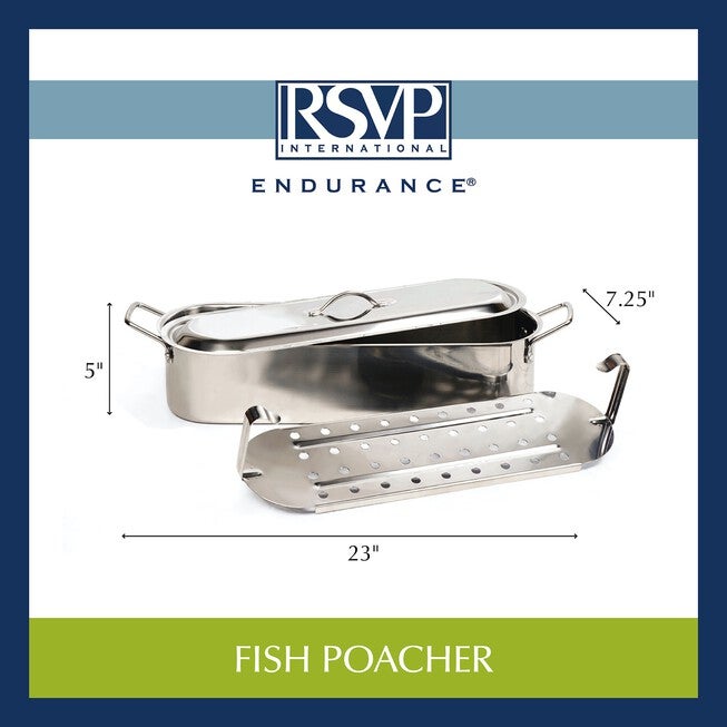 Fish Poacher Pan, 20 inches, , alternate image number null