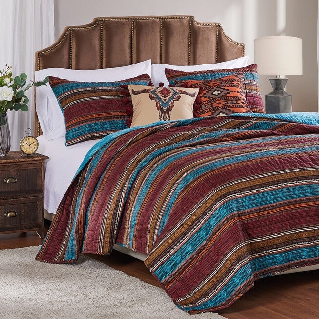Tucson Coffee Quilt Set , COFFEE, hi-res image number null