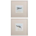Sandpipers Framed Wall Décor, Set Of 2, BLUE, hi-res image number null