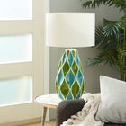 Green Stone Traditional Table Lamp, , alternate image number null