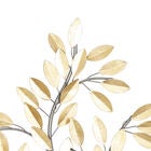 Brass Metal Glam Floral Wall Decor, , alternate image number null