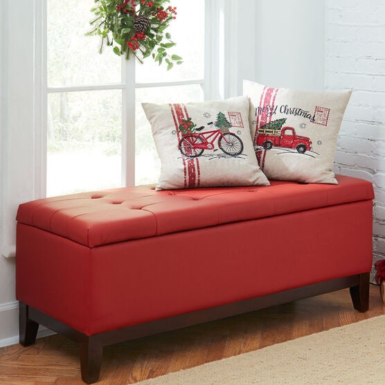 Retro Christmas Accent Pillows Seasonal Brylane Home