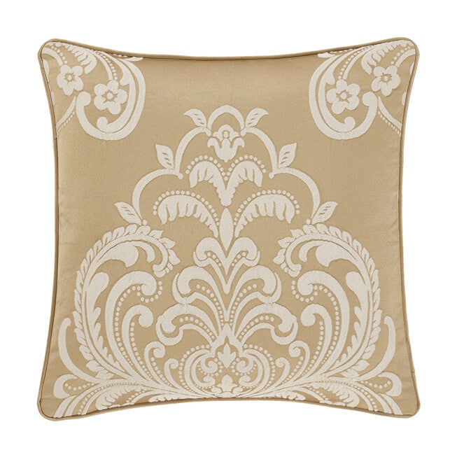 Potenza 20 Inch Square Decorative Throw Pillow, GOLD, hi-res image number null