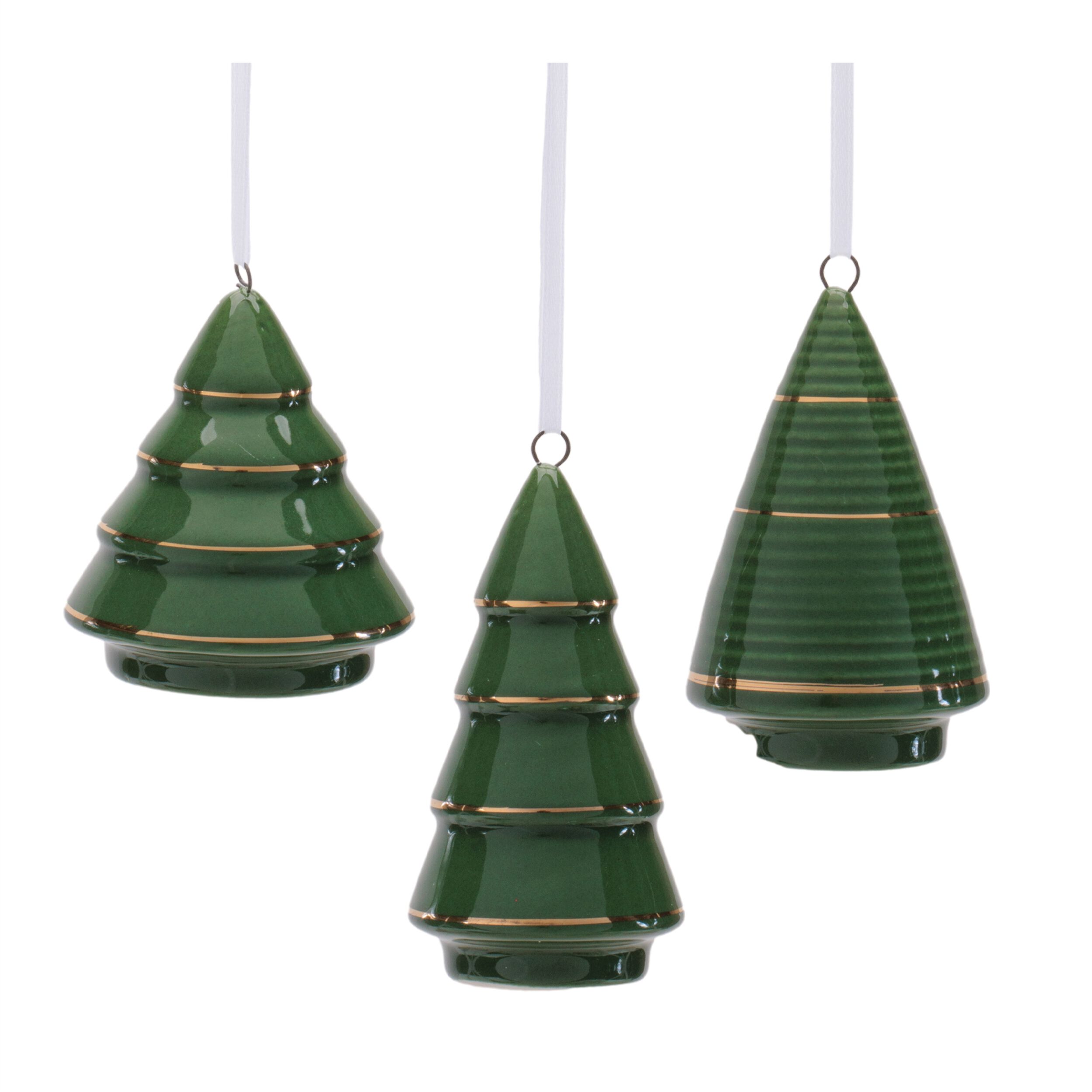 Ceramic Tree Ornament  (Set of 6)
