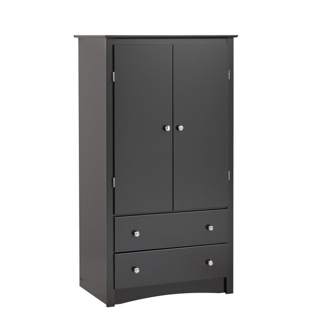 Sonoma 2-Door Armoire, Black, , on-hover image number null