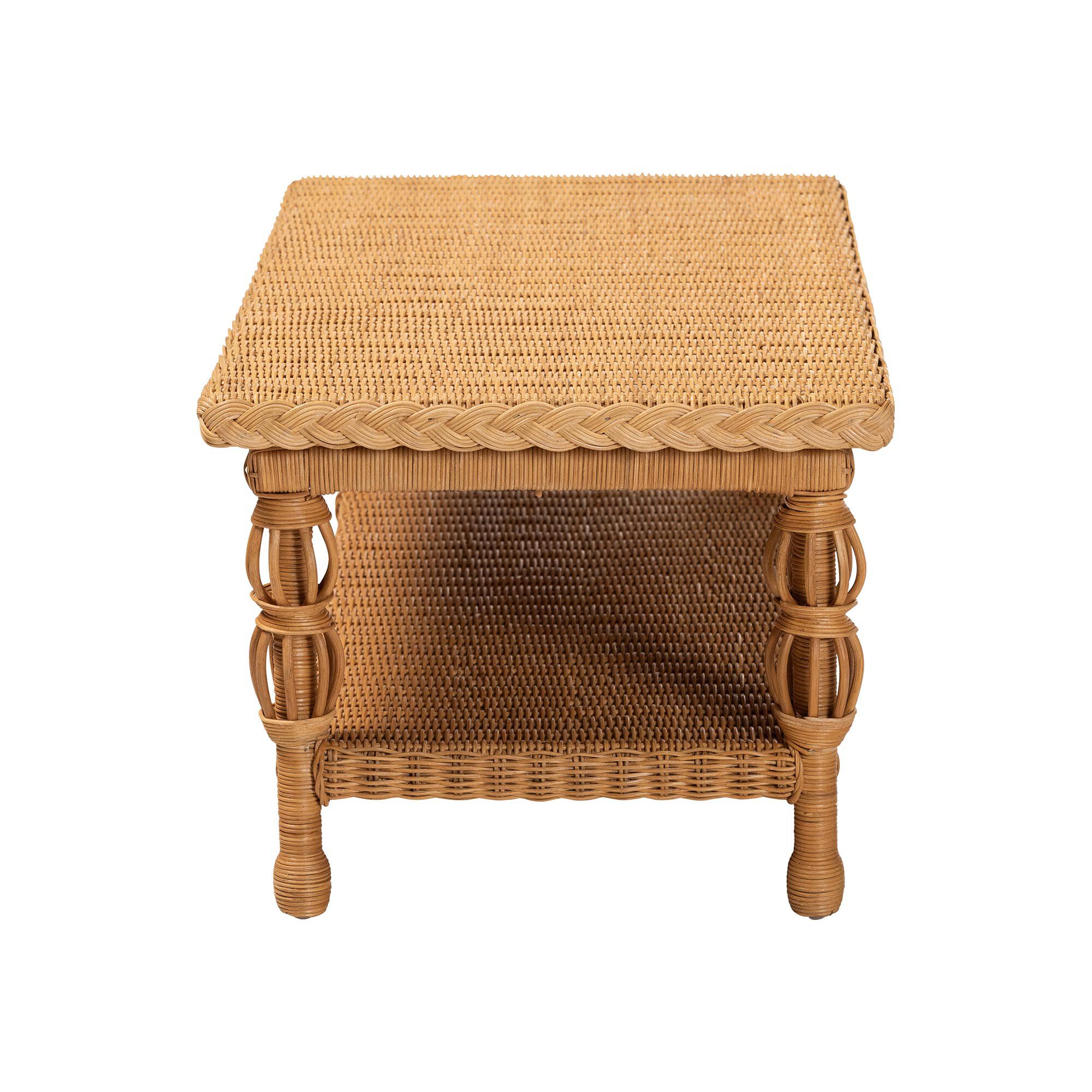 Dolby Natural Rattan Coffee Table, LIGHT HONEY, alternate image number 3