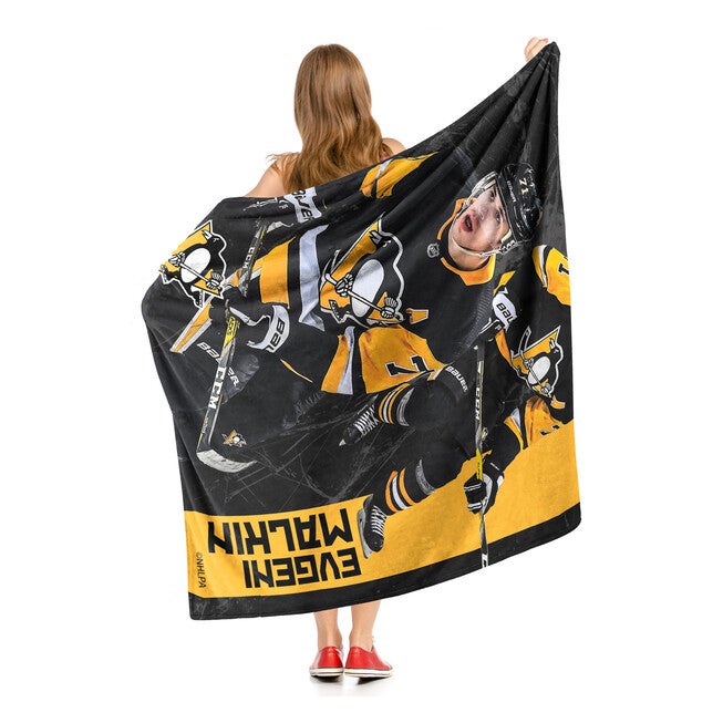 Nhl 575 Penguins- Evgeni Malkin Silk Touch Throw Blanket, , on-hover image number 1