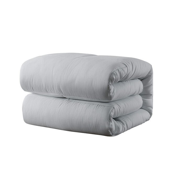 Subway Tile Down Alternative Comforter, Glacier Grey, , alternate image number 3