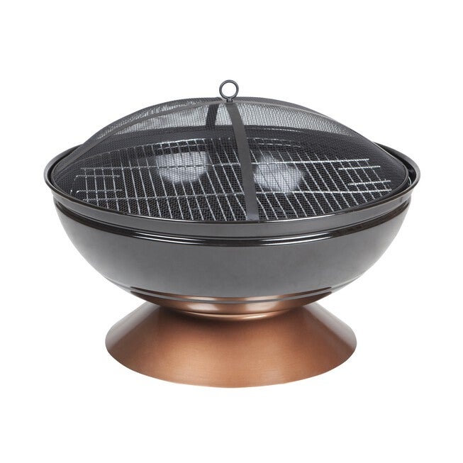 Degano Round Fire Pit, BLACK, hi-res image number 0