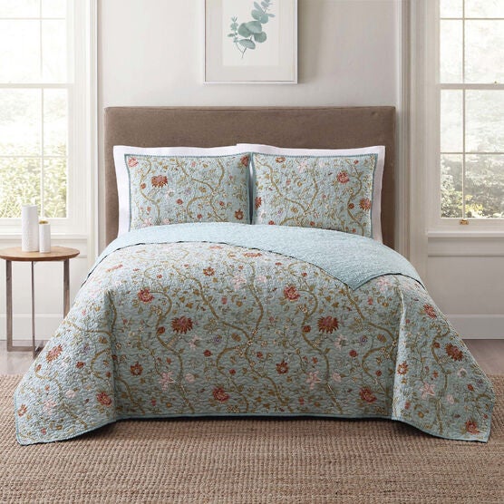 Style 212 Bedford Blue Quilt Set, BLUE BLUSH, hi-res image number null