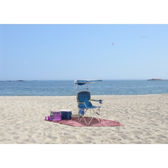 Max Shade Folding Chair - Navy, , alternate image number 1