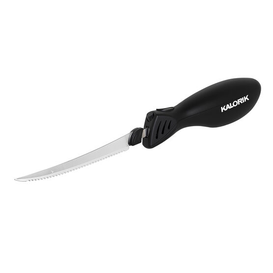Kalorik Cordless Electrical Knife with Fish Blade, Black, BLACK, hi-res image number null