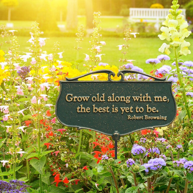 Friends Are The Flowers Garden Poem Sign, , alternate image number null