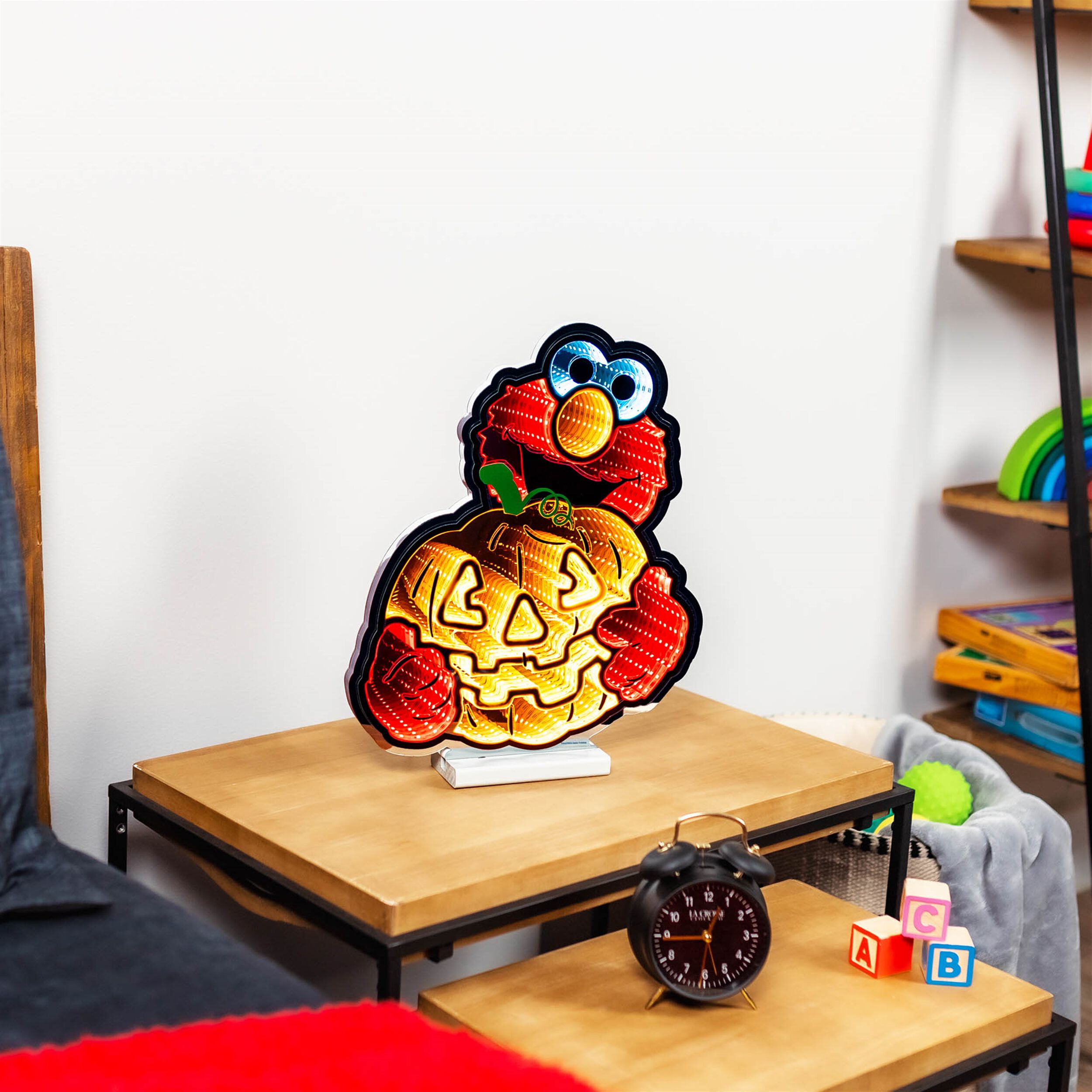 Sesame Street Elmo Pumpkin Ekkolight 16 inchesH, ORANGE RED, alternate image number 1