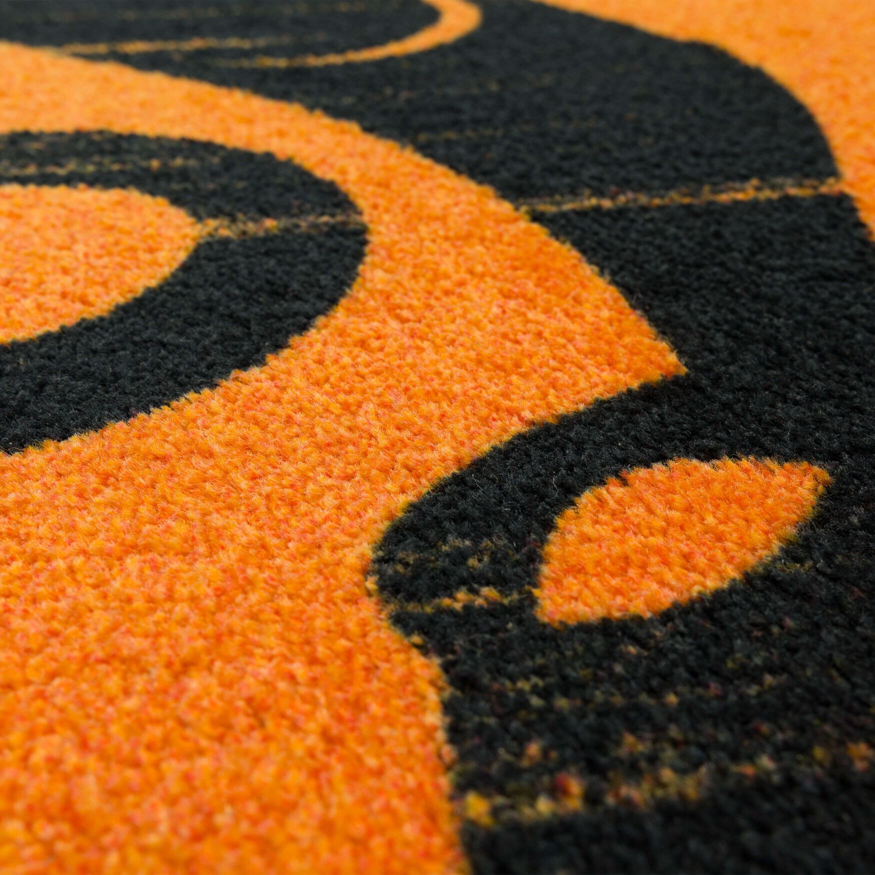 Happy Cat Orange Kitchen Rug, , alternate image number 3