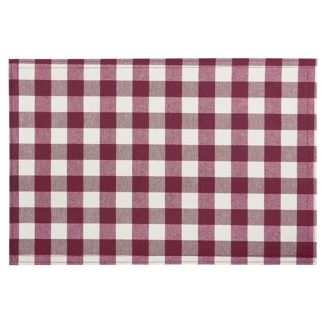 Buffalo Check Reversible Placemat - Set of Four, , alternate image number null