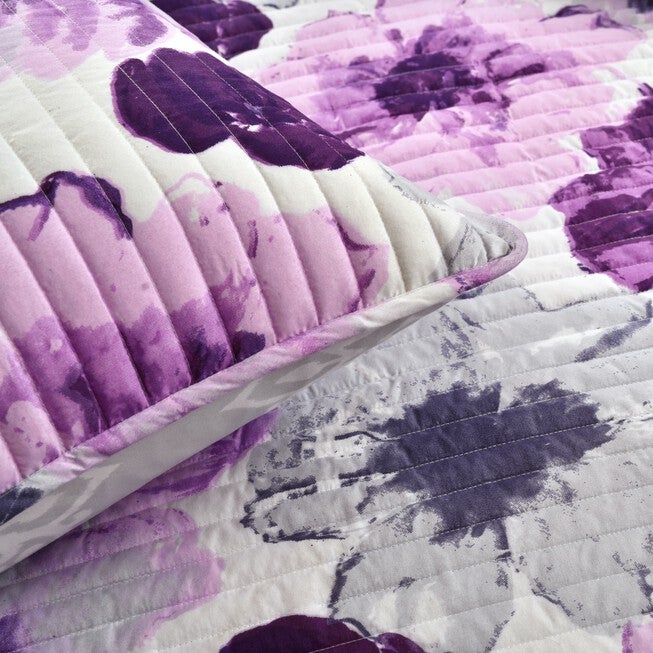 Lush Décor Leah Quilt Blue 3Pc Set, , alternate image number 17