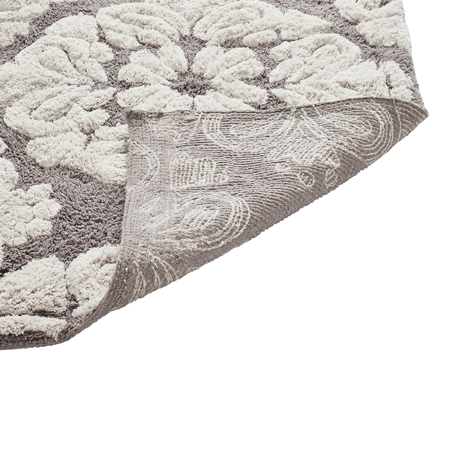 Medallion Collection 100% Cotton 2 Piece (17 inches X 24 inches | 20 inches X 20 inches) Bath Rug Set, , alternate image number 3