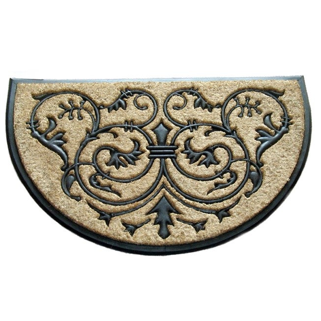 Monarch Coir Mat With Rubber Backing Floor Coverings, MULTI, hi-res image number null