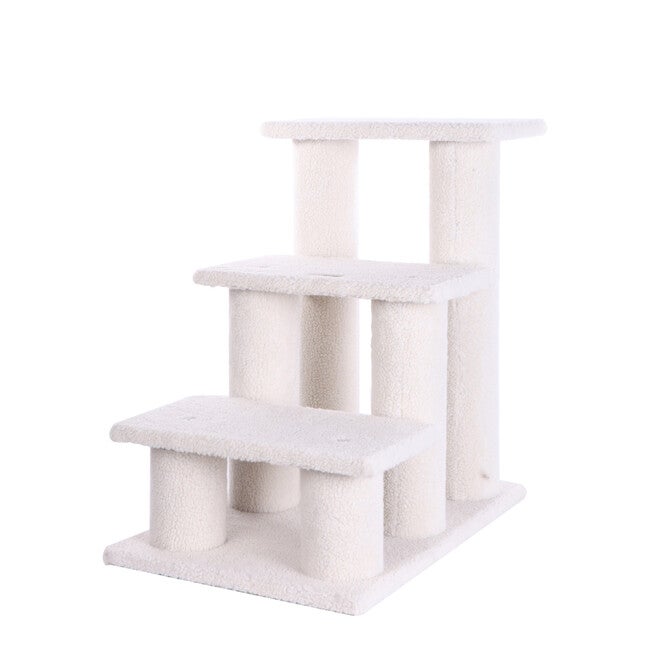 3 Step Cat Pet Step Stairs Ramp, 25 inches Height Dogs Climber And Kitten Step, , alternate image number null