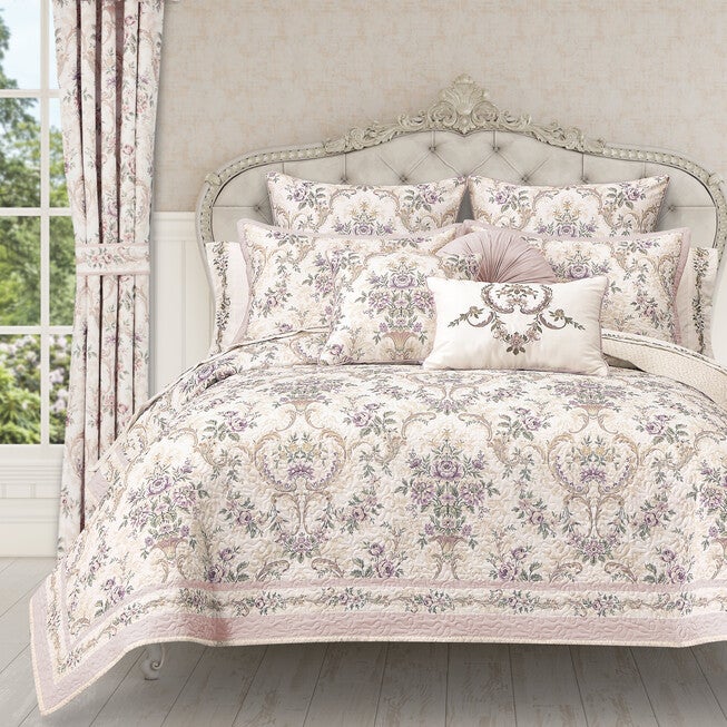 Avant Garden Full/Queen Quilt, BLUSH, hi-res image number null
