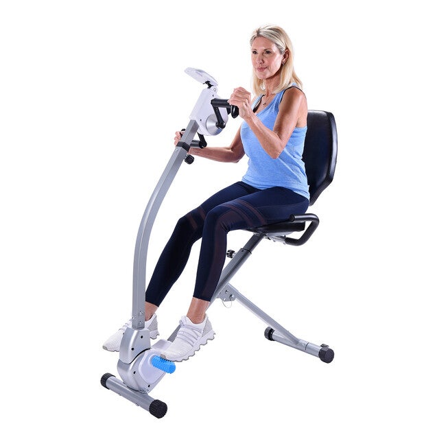 Seated Upper Body Exercise Bike Home Fitness Equipment, , on-hover image number 1