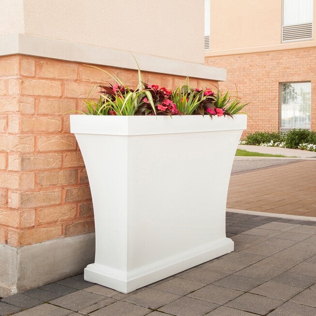 Bordeaux Trough Planter, WHITE, hi-res image number null