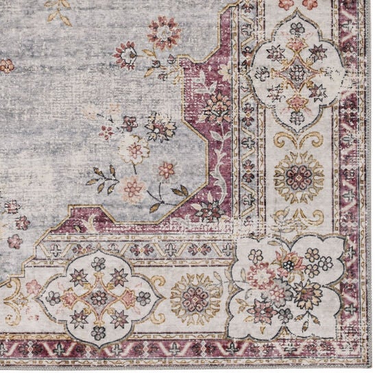 Washable Lennox Pale Blue/Ivory Rug, , alternate image number null