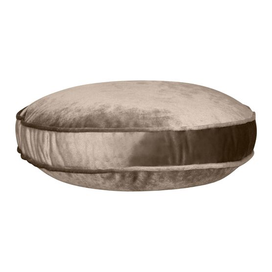 Panne Velvet Round Decorative Pillow , , alternate image number null