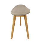 Grey Resin Modern Outdoor Accent Table, , on-hover image number null
