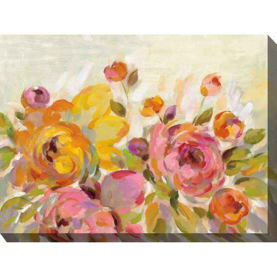 Blooming Color Outdoor Wall Art Wall Decor Brylane Home