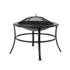 Tokia Round Fire Pit, BLACK, hi-res image number null