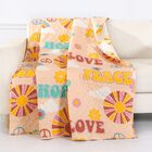 Cassidy Quilted Throw Blanket, PEACH, hi-res image number null