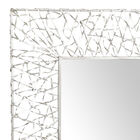 Silver Industrial Metal Wall Mirror, , alternate image number null