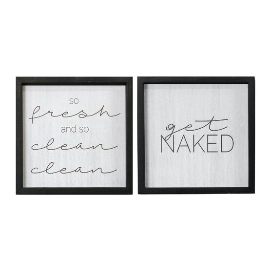 Get Naked Wall Art Set of 2, WHITE, hi-res image number null