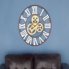 Brown Industrial Metal Wall Clock, , alternate image number null
