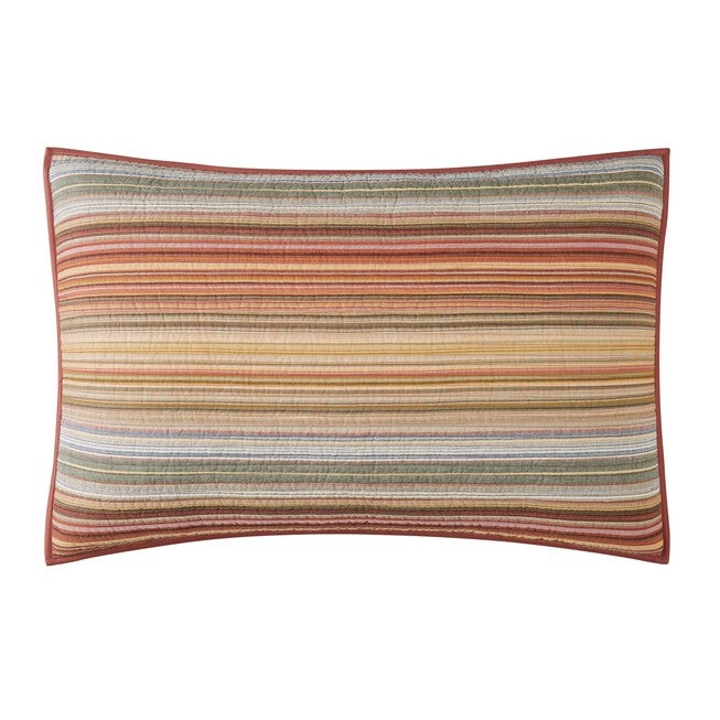 Sunset Stripe Yarn Dye 3 Piece Quilt Set, , alternate image number null