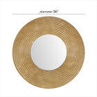 Gold Metal Contemporary Wall Mirror, , alternate image number null