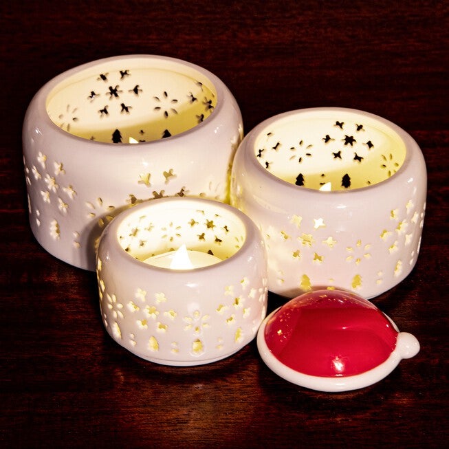 Snowman Stacking Candle Holder, , alternate image number 2